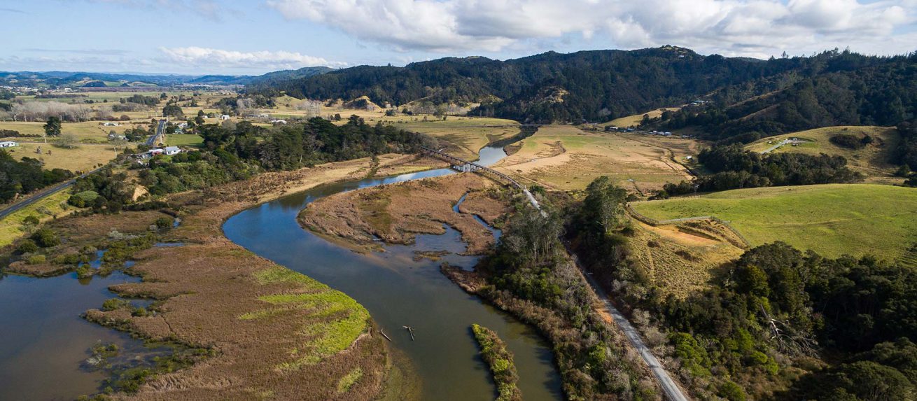 Twin Coast Cycle Trail Aerial survey