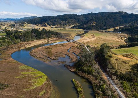 Twin Coast Cycle Trail Aerial survey